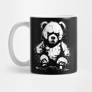 Angry Baby Bear Animal Rock Mug